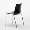 Conjunto exterior 4 sillas diseño moderno mesa 70 cm diámetro redonda acero Remos 
