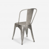 conjunto mesa cuadrada plegable 70x70cm acero 2 sillas vintage magnum Modelo