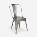 conjunto mesa redonda 70 cm diámetro acero 4 sillas vintage diseño taerium Stock