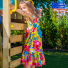Parque infantil jardín madera niños torre con tobogán Carol-1 Venta