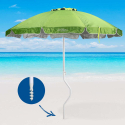 Sombrilla de playas GiraFacile 200 cm Protección uv Antiviento Ermes 