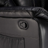 Sillón reclinable relax con mecedora y rotación de 360 en polipiel Sissi 