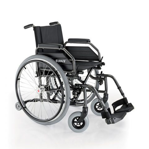 Silla de ruedas plegable autopropulsada ligera personas mayores discapacitados Eureka Surace
