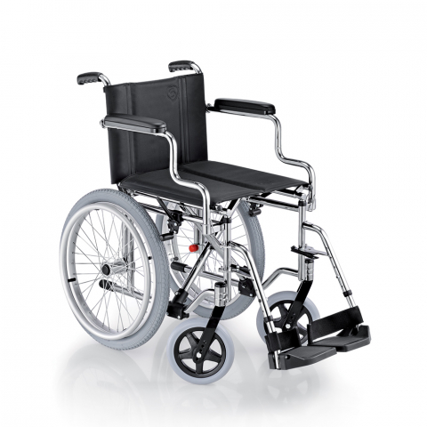 Silla de ruedas autopropulsada personas mayores discapacitados plegable compacta Panda Surace