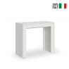 Consola extensible 90 x 42 - 302 cm mesa madera blanca comedor Mia Venta