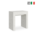 Consola extensible 78 x 47 - 299 cm mesa comedor madera blanca Allin Venta