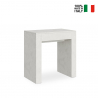 Consola extensible 78 x 47 - 299 cm mesa comedor madera blanca Allin Venta