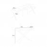Consola diseño extensible 90 x 40 - 300 cm mesa moderna Diago Concrete Catálogo
