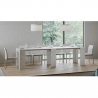 Consola extensible 78 x 47 - 299 cm mesa comedor madera blanca Allin Stock