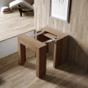 Consola vestíbulo extensible mesa comedor 90 x 47 - 299 cm madera Allin Oak Rebajas