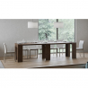 Consola vestíbulo mesa extensible 90 x 47 - 299 cm madera comedor Allin Noix Stock
