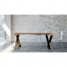 Consola extensible 90 x 40 - 300 cm mesa madera diseño moderno Diago Fir Rebajas