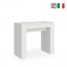 Consola mesa comedor diseño extensible 90 x 42 - 302 cm madera blanco Modem Venta