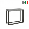 Consola mesa extensible 90 x 40 - 300 cm gris moderno Elettra Concrete Venta