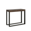 Consola extensible 90 x 40 - 300 cm mesa comedor madera moderna Elettra Noix Oferta