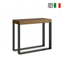 Consola mesa comedor extensible 90 x 40 - 300 cm madera Elettra Fir Venta