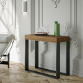 Consola mesa comedor extensible 90 x 40 - 300 cm madera Elettra Fir Promoción