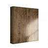 Cama abatible de matrimonio 160 x 190 cm armario madera pared Kentaro Noix Rebajas