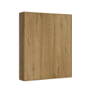Cama matrimonio abatible 160 x 190 cm armario pared madera Kentaro Oak Rebajas