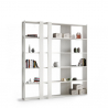 Librería de pared diseño moderno blanco 6 estantes casa oficina Kato C Venta