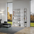 Librería de pared 6 estantes blanca diseño moderno casa oficina Kato E Promoción