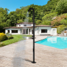 Columna ducha de exterior grifo alcachofa jardín piscina Alghero Medidas