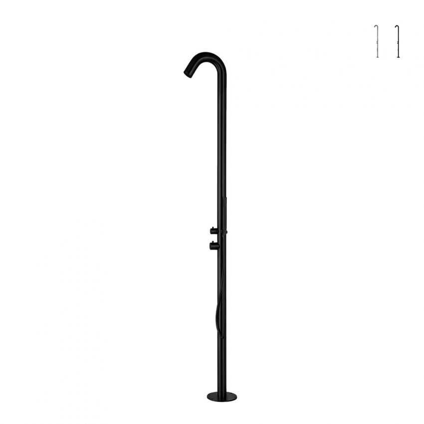 Columna ducha de exterior grifo alcachofa jardín piscina Alghero Características