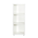 Estantería Librería blanca de madera con 3 compartimentos regulables en altura Easybook Rebajas