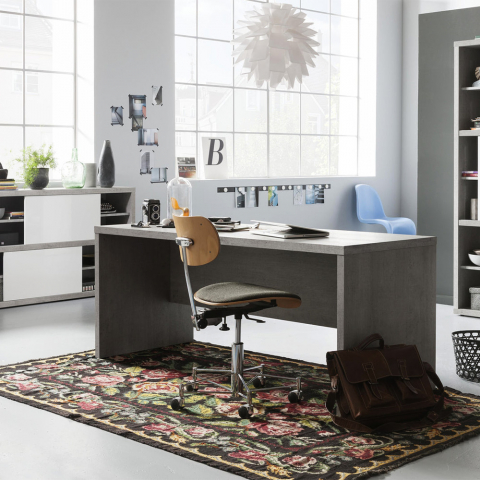 Mesa de madera diseño moderno para oficina y despacho 178x69cm Xxl Promoción