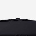 Sombrilla rectangular 3x2 negra con palo central Rios Dark Modelo