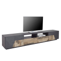 Mueble TV salón cocina 260x43cm diseño moderno More Report Descueto