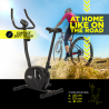 Bicicleta estática ajustable para ahorrar espacio en la sala de fitness Sebes Descueto