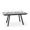 Mesa de comedor cocina extensible 90 x 160 - 220 cm blanco diseño Mirhi Long Oferta