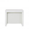 Mesa de comedor blanco brillante extensible 90x51-300cm consola diseño Pratika White Oferta