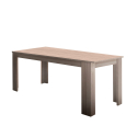 Mesa de comedor diseño extensible 160-210 x 90 cm madera olmo Jesi Pearl Oferta