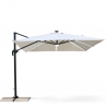Sombrilla con luz solar LED 3x3 de aluminio Paradise Medidas