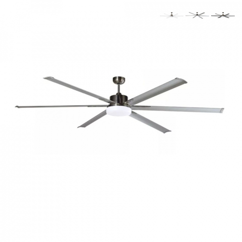 Ventilador de techo silencioso luz LED control remoto 180 cm Albatross N
