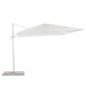 Sombrilla de aluminio para jardín y terraza 3x3m Paradise White Parasol Descueto