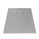 Plato de ducha rectangular a ras de suelo de resina 90x70 Stone 