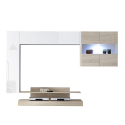 Mueble de pared con soporte para TV de madera blanca brillante moderna Nice Venta