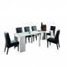 Mesa consola extensible 79x54-252cm para salón y comedor blanco Nancy Oferta