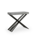 Consola diseño extensible 90 x 40 - 300 cm mesa moderna Diago Concrete Oferta