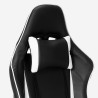 Silla ergonómica para juegos de oficina con cojines de reposabrazos ajustables Adelaide Stock
