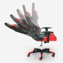 Silla ergonómica para juegos con cojines de reposabrazos ajustables Adelaide Fire Modelo