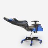 Silla ergonómica para juegos con cojines de reposabrazos ajustables Adelaide Sky Descueto