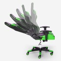 Silla gaming ergonómica con reposabrazos y cojines ajustables Adelaide Emerald Modelo