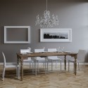 Consola extensible mesa comedor 90 x 48-308 cm madera Romagna Noix Rebajas
