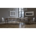 Consola extensible mesa comedor 90 x 48-308 cm madera Romagna Noix Descueto