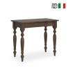 Consola extensible mesa comedor 90 x 48-308 cm madera Romagna Noix Oferta