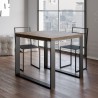 Mesa extensible comedor cocina 90 x 90-180 cm Tecno Libra Noix Promoción